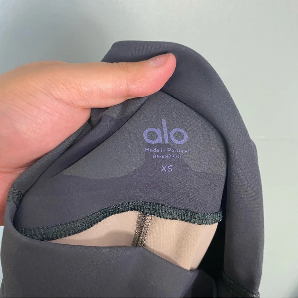 Alo Camo Green Black Leggings‎ Sz XS
